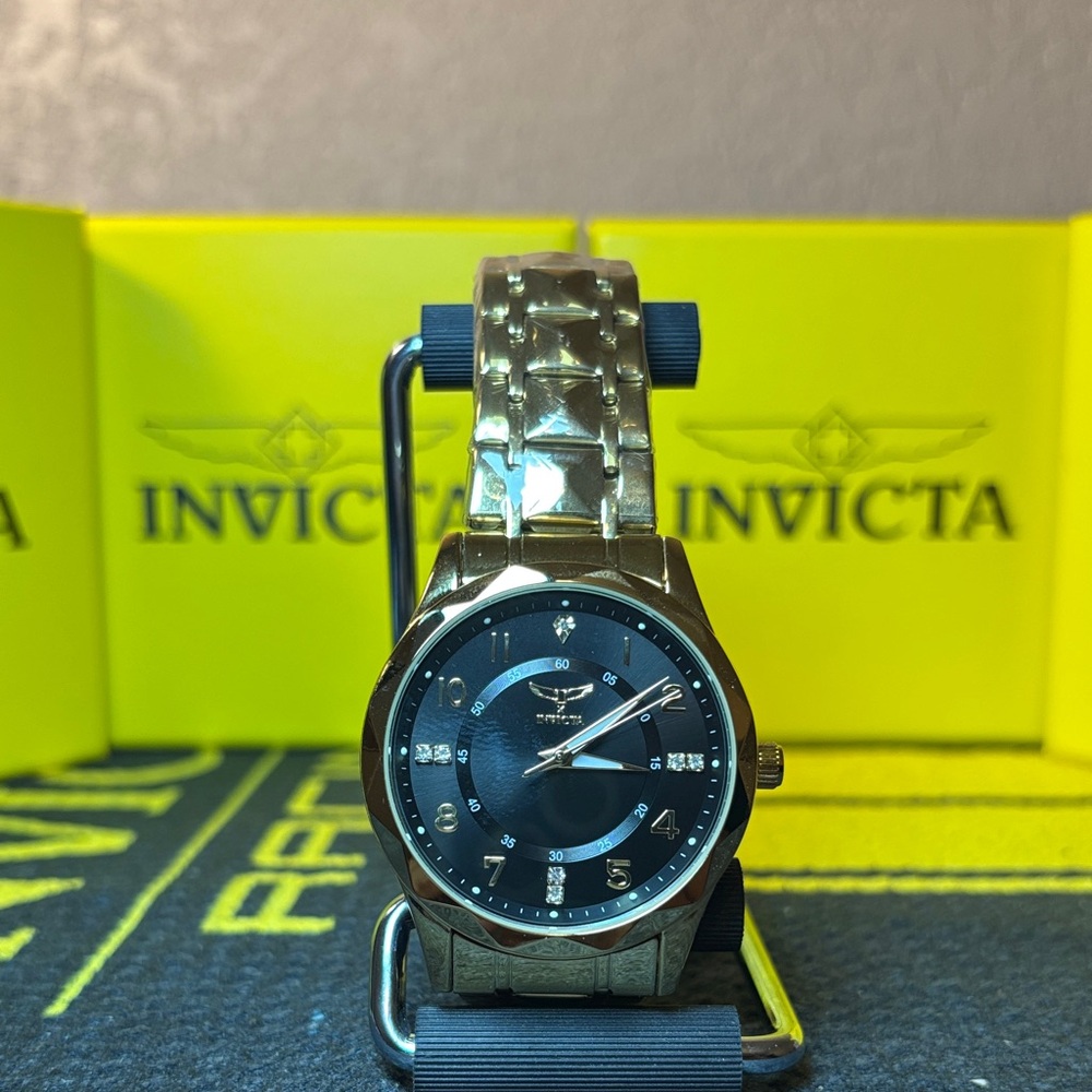 Invicta specialty Gold and Black Men's  Watch